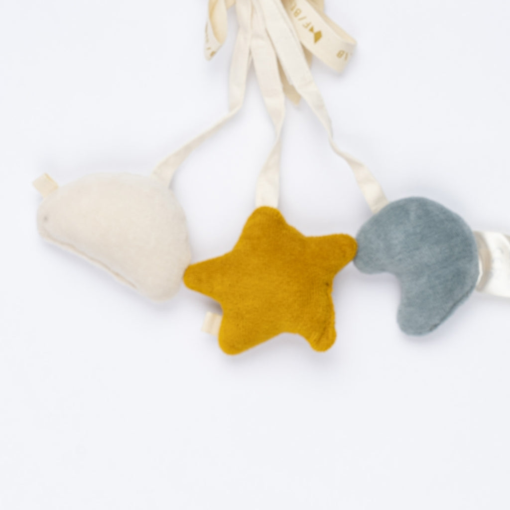 Fabelab Playgym Accessories - Moonbeam - 3 pack Baby Toys Multi Colours