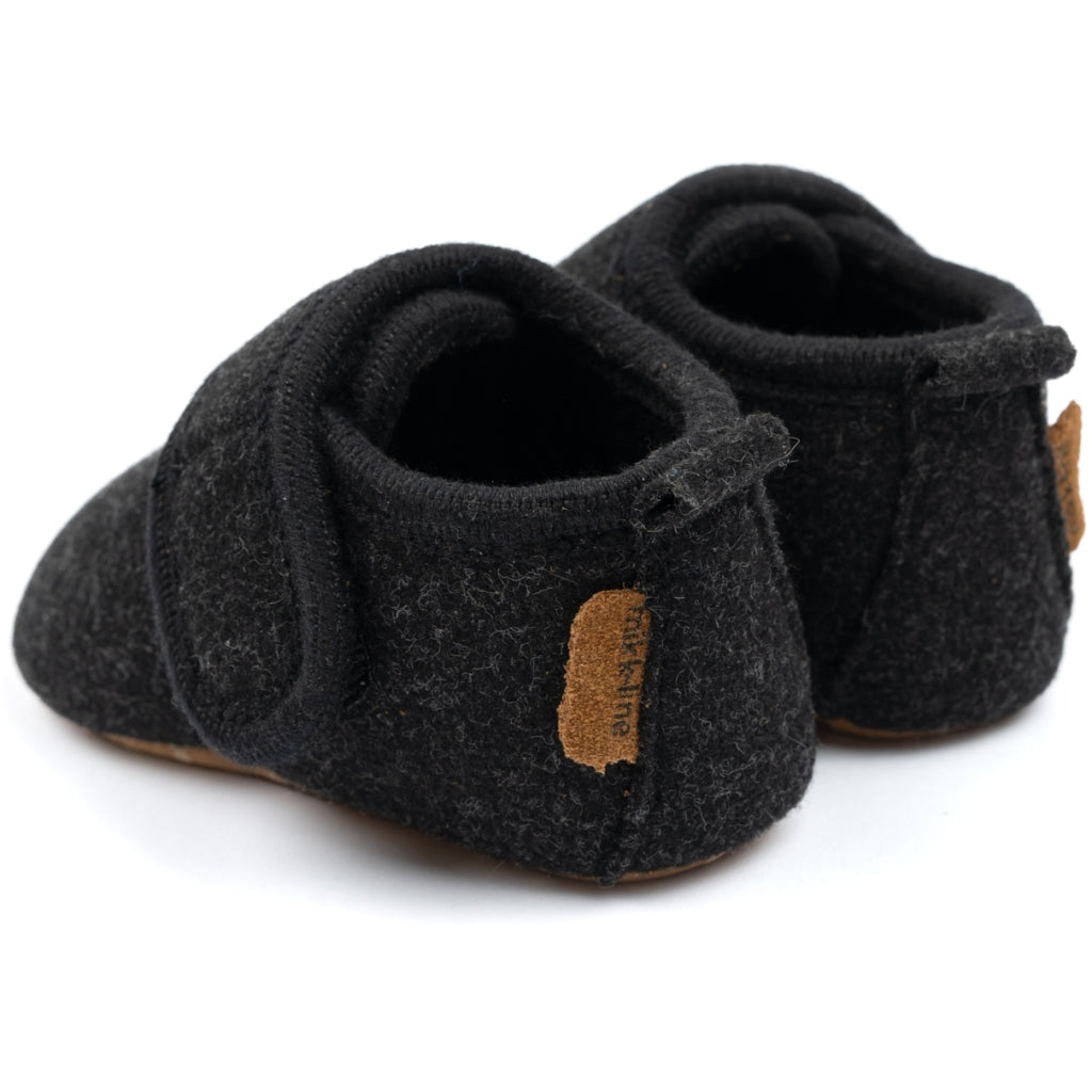 Mikk-Line Prewalker Felt Prewalker Dark Grey Melange