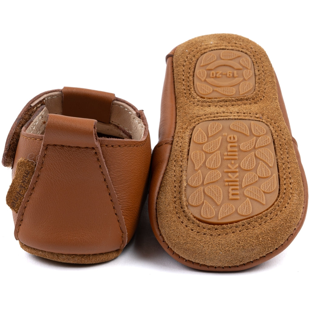 Mikk-Line Prewalker Læder Sandal Prewalker Cognac