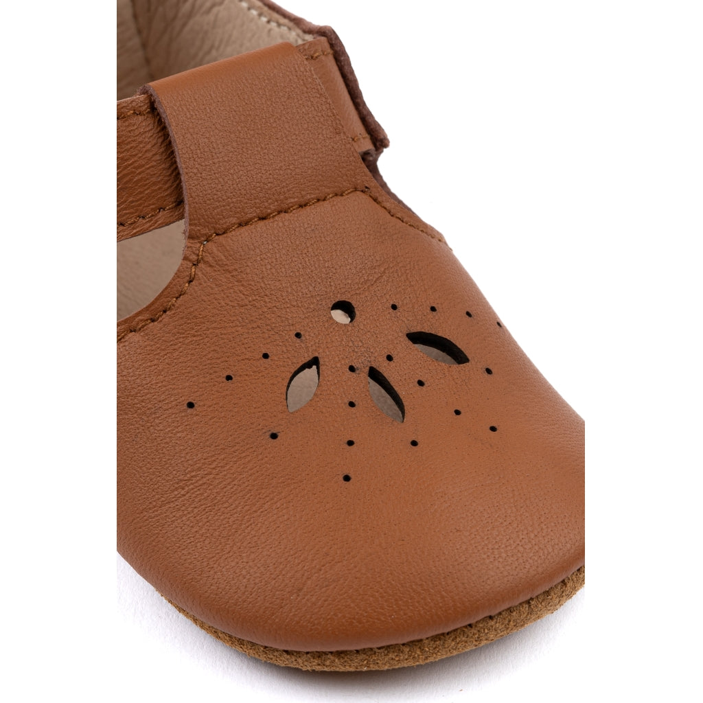 Mikk-Line Prewalker Læder Sandal Prewalker Cognac