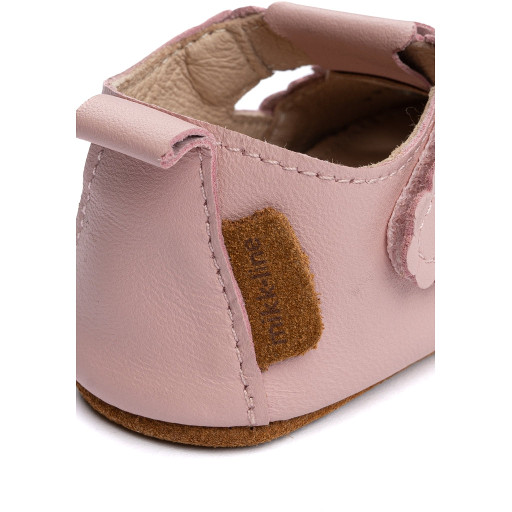 Mikk-Line Prewalker Læder Sandal m/ Hjerte Prewalker Adobe Rose