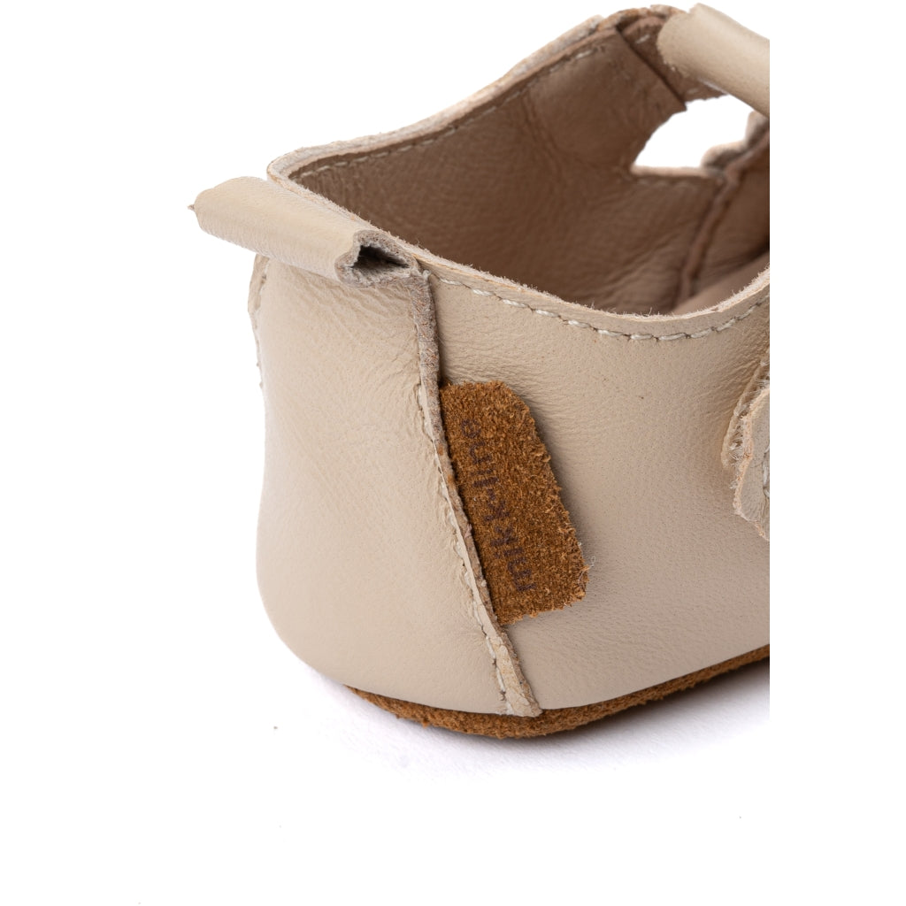 Mikk-Line Prewalker Læder Sandal m/ Hjerte Prewalker White Swan