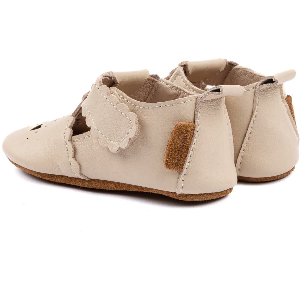 Mikk-Line Prewalker Læder Sandal m/ Hjerte Prewalker White Swan