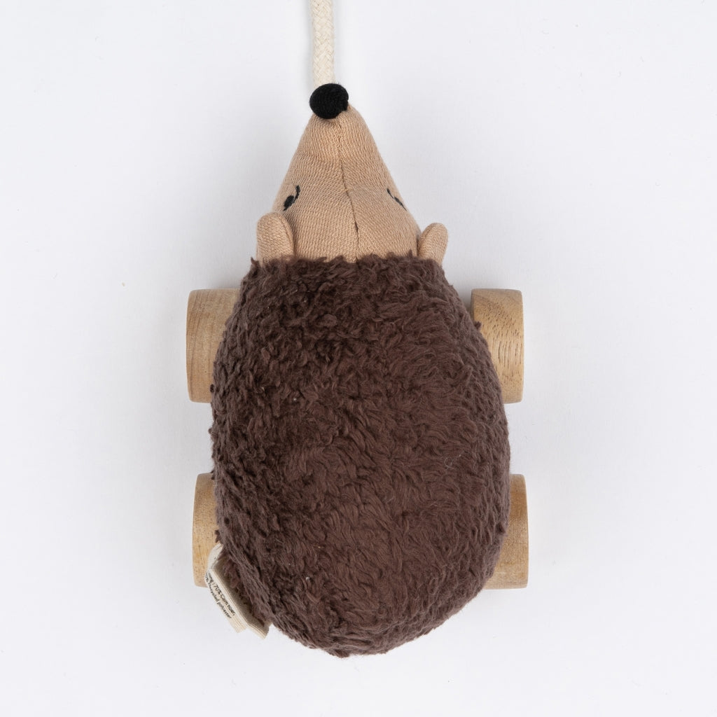 Fabelab Pull Toy - Hannah Hedgehog Teddies Chocolate