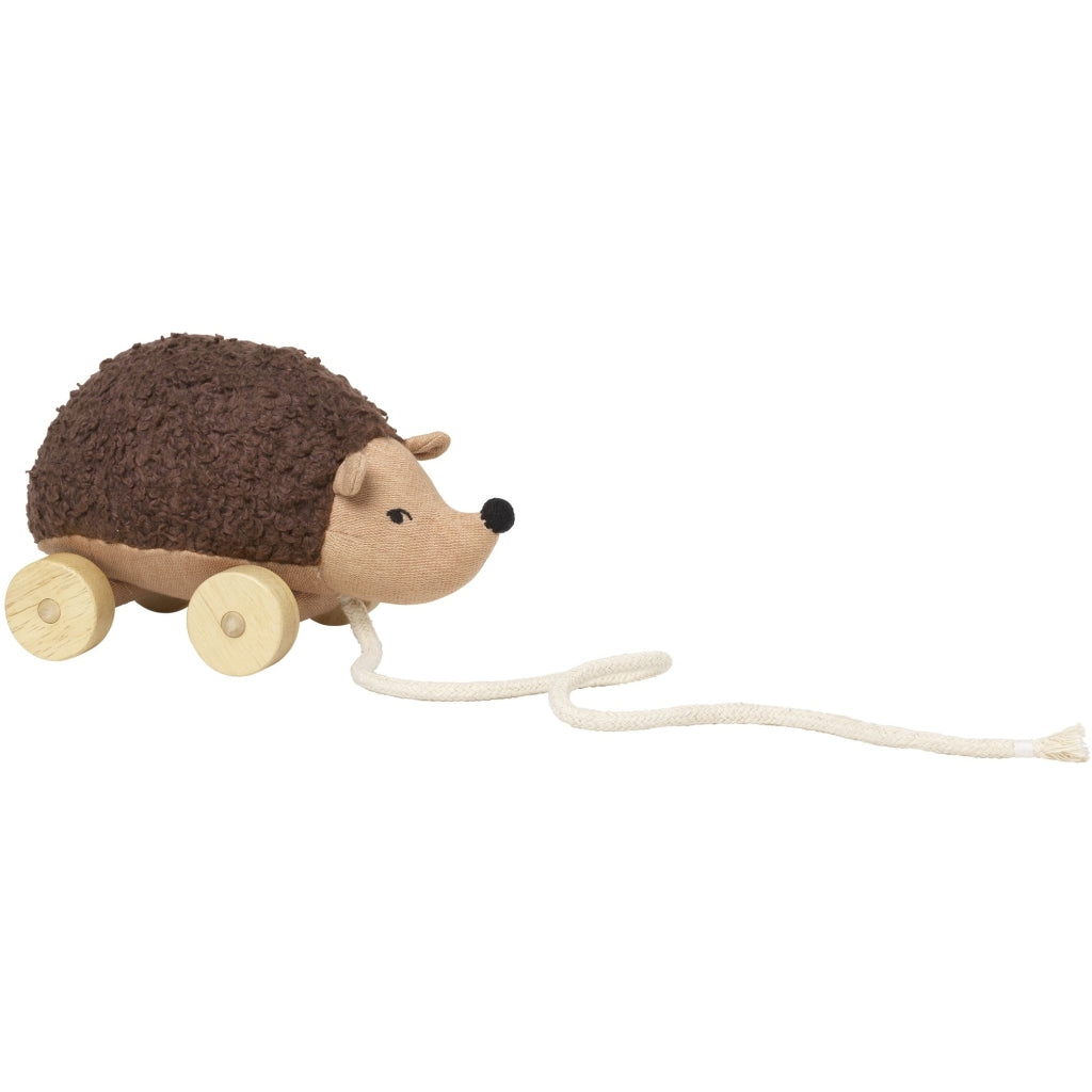 Fabelab Pull Toy - Hannah Hedgehog Teddies Chocolate