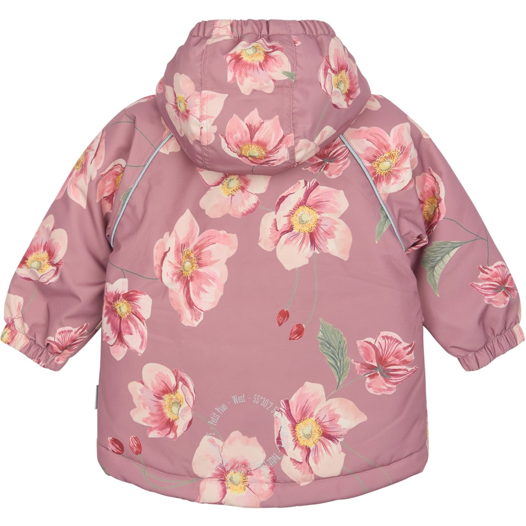 PETIT PIAO Quilted Jacket Printed Jakker Autumn Anemone AOP