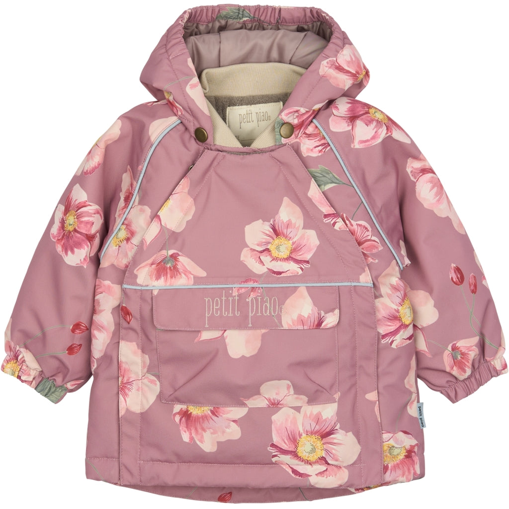 PETIT PIAO Quilted Jacket Printed Jakker Autumn Anemone AOP