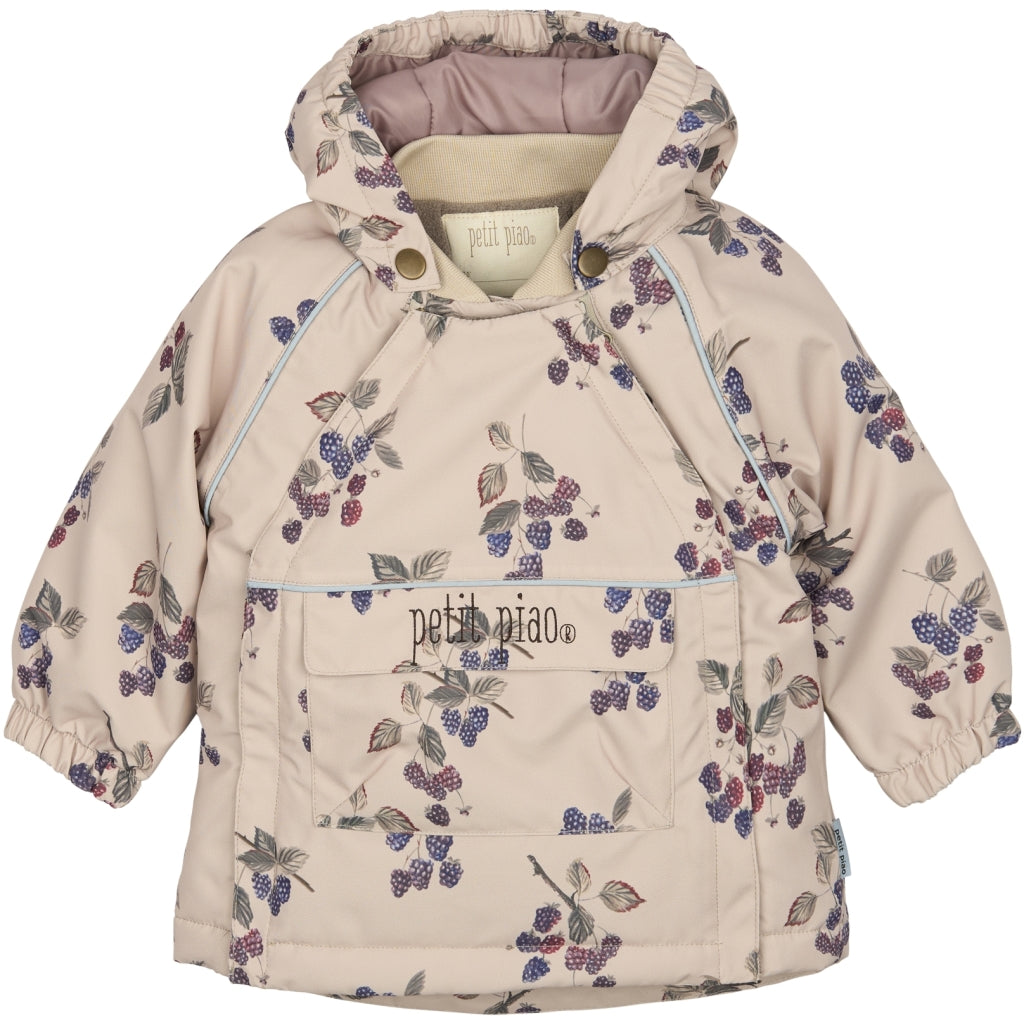 PETIT PIAO Quilted Jacket Printed Jakker Blackberry AOP