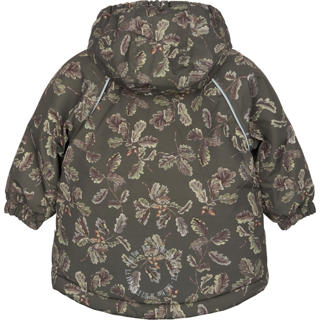 PETIT PIAO Quilted Jacket Printed Jakker Oak AOP