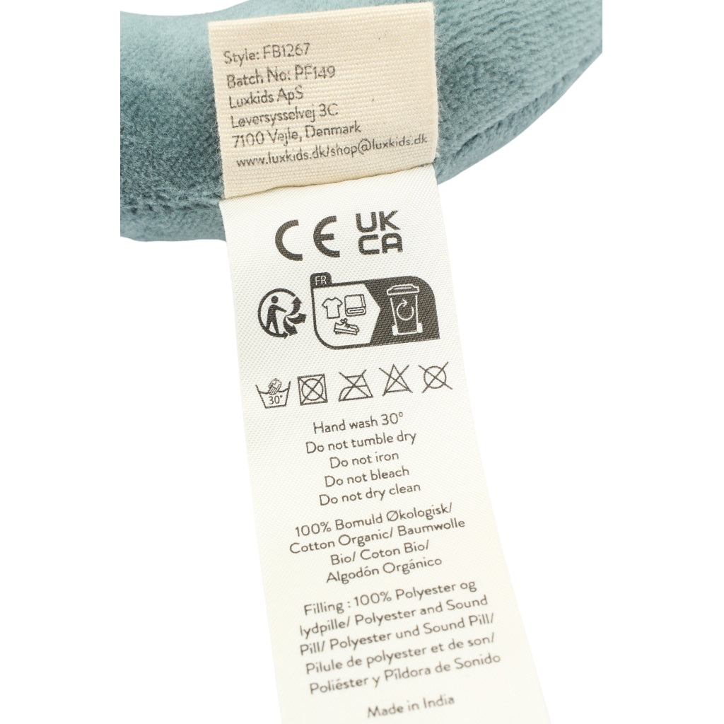 Fabelab Rattle - Bear Baby Toys Slate