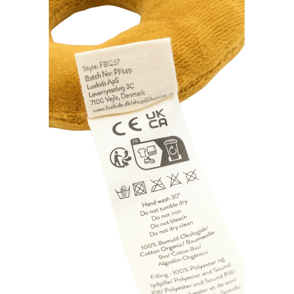 Fabelab Rattle - Bear Baby Toys Wood Thrush