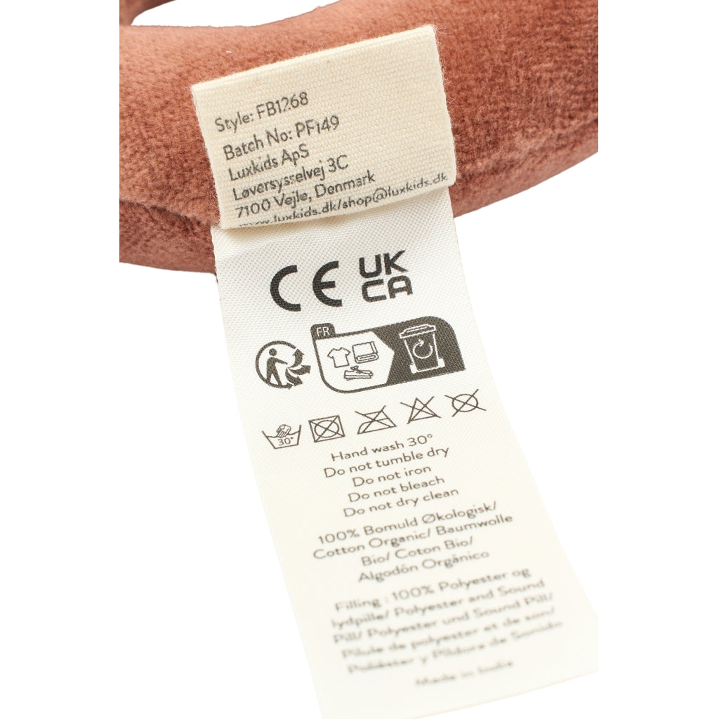 Fabelab Rattle - Bunny Baby Toys Ash Rose