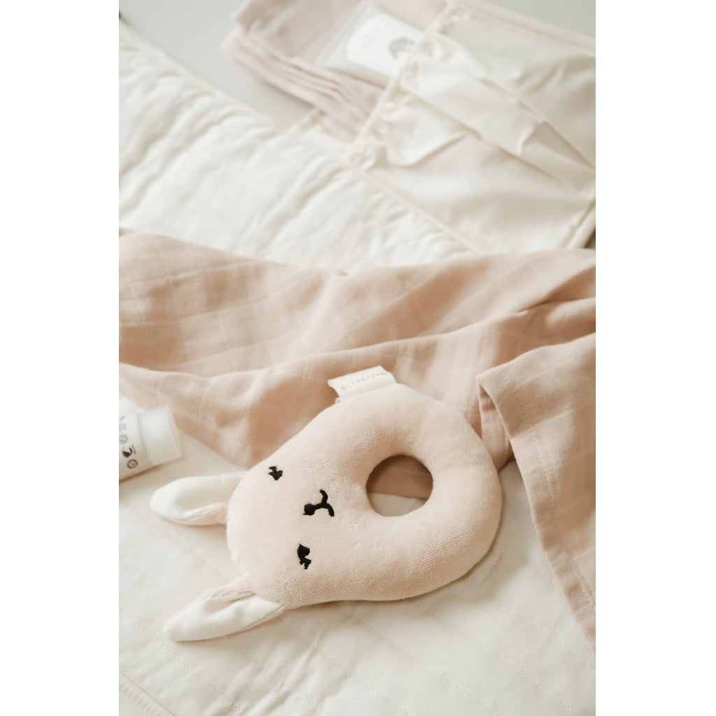 Fabelab Rattle - Bunny Baby Toys Peach whip