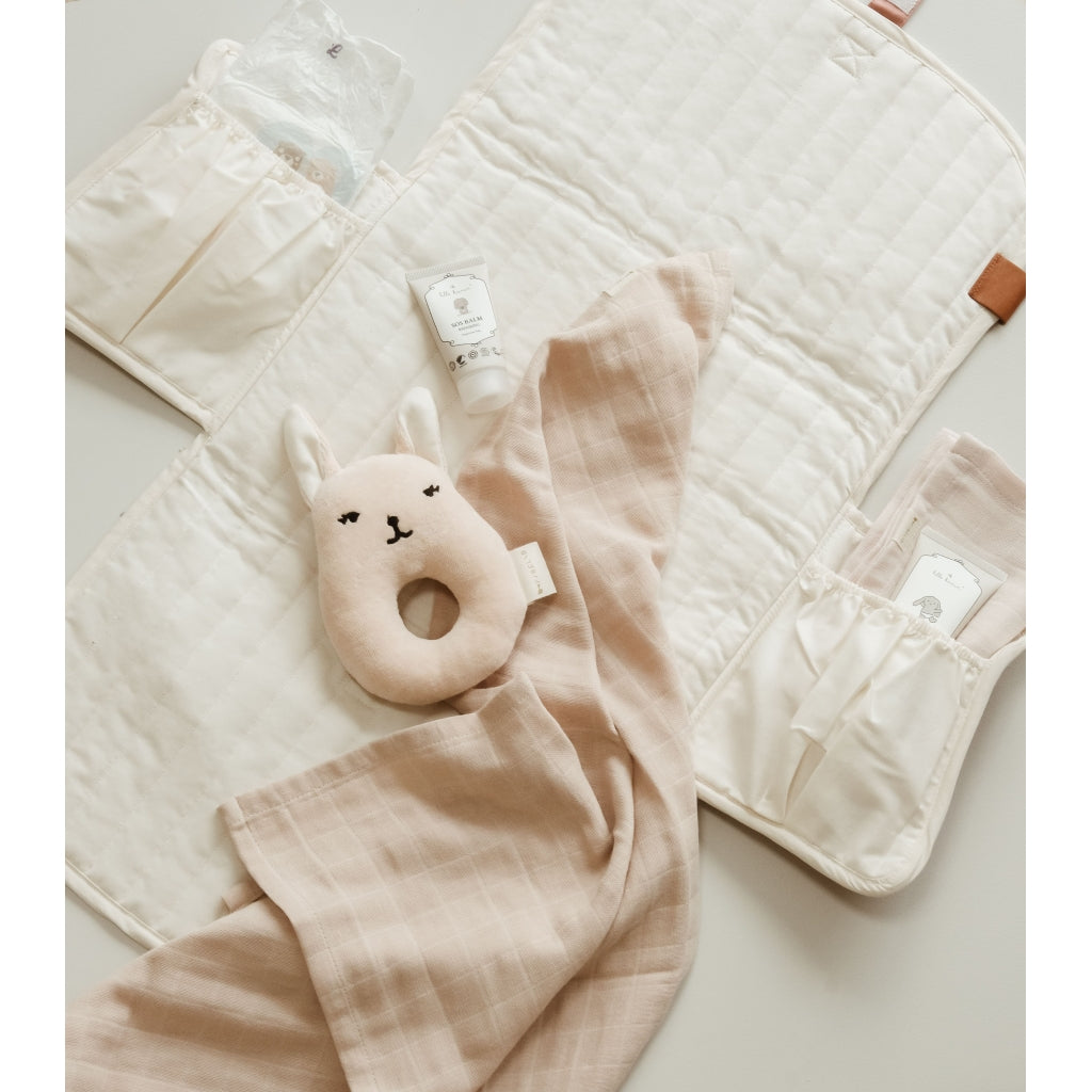 Fabelab Rattle - Bunny Baby Toys Peach whip