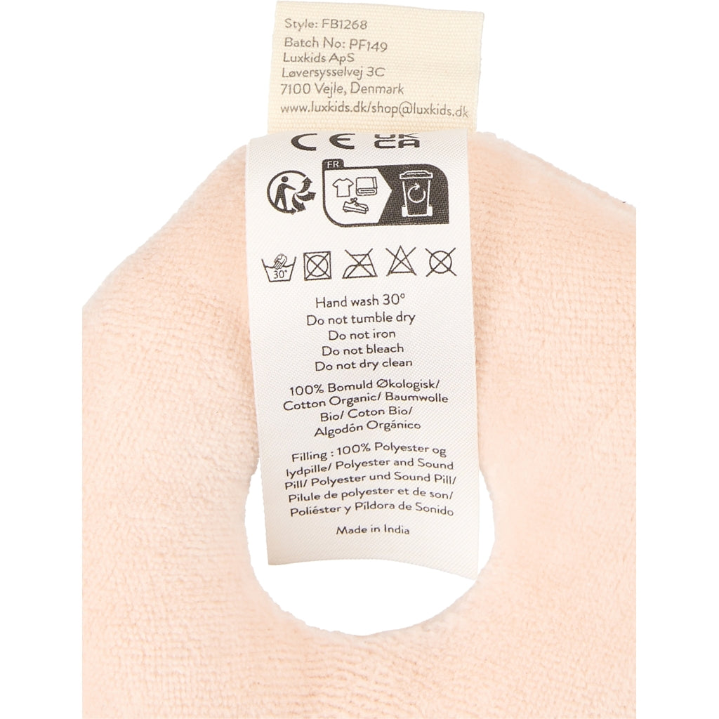 Fabelab Rattle - Bunny Baby Toys Peach whip