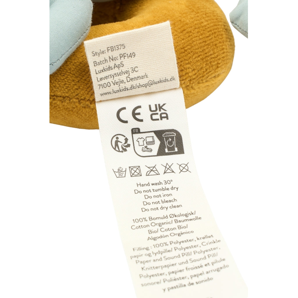 Fabelab Rattle - Seahorse Baby Toys Slate