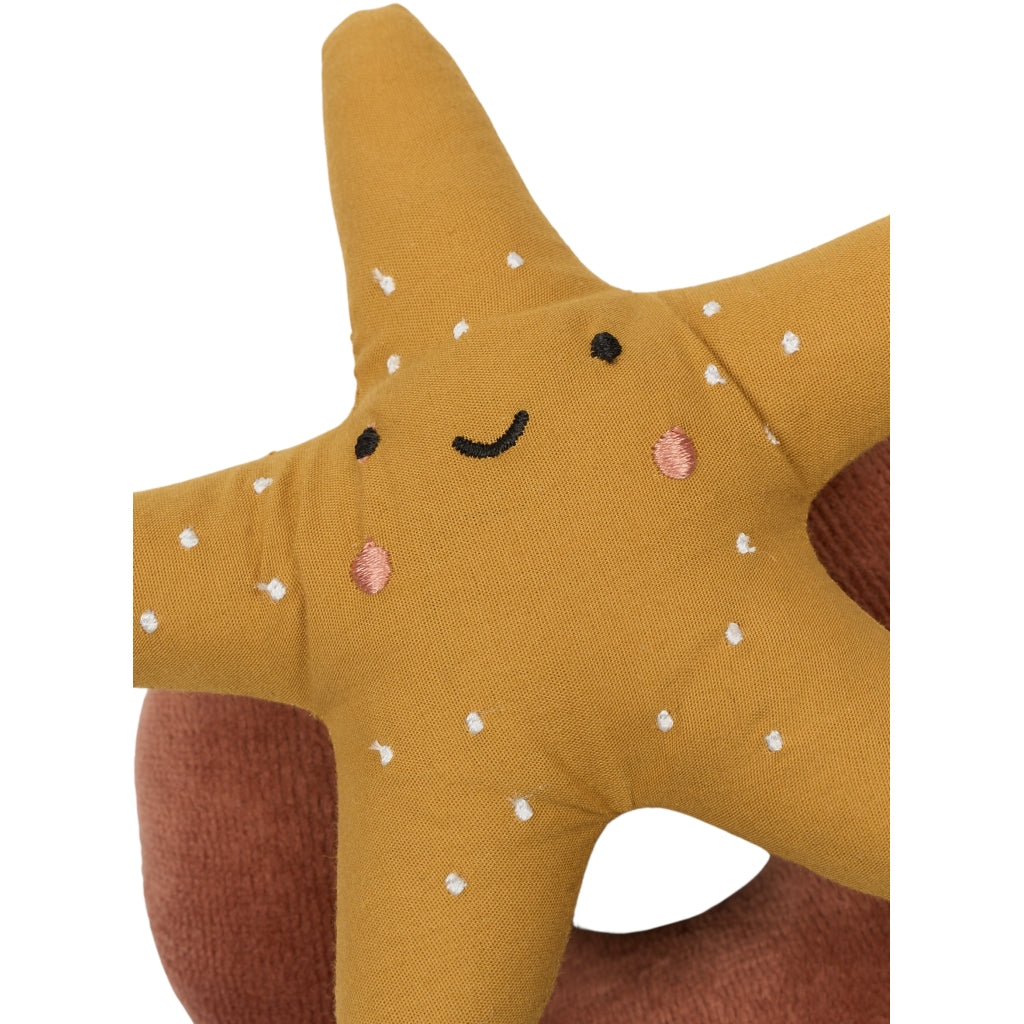 Fabelab Rattle - Starfish Baby Toys Ash Rose