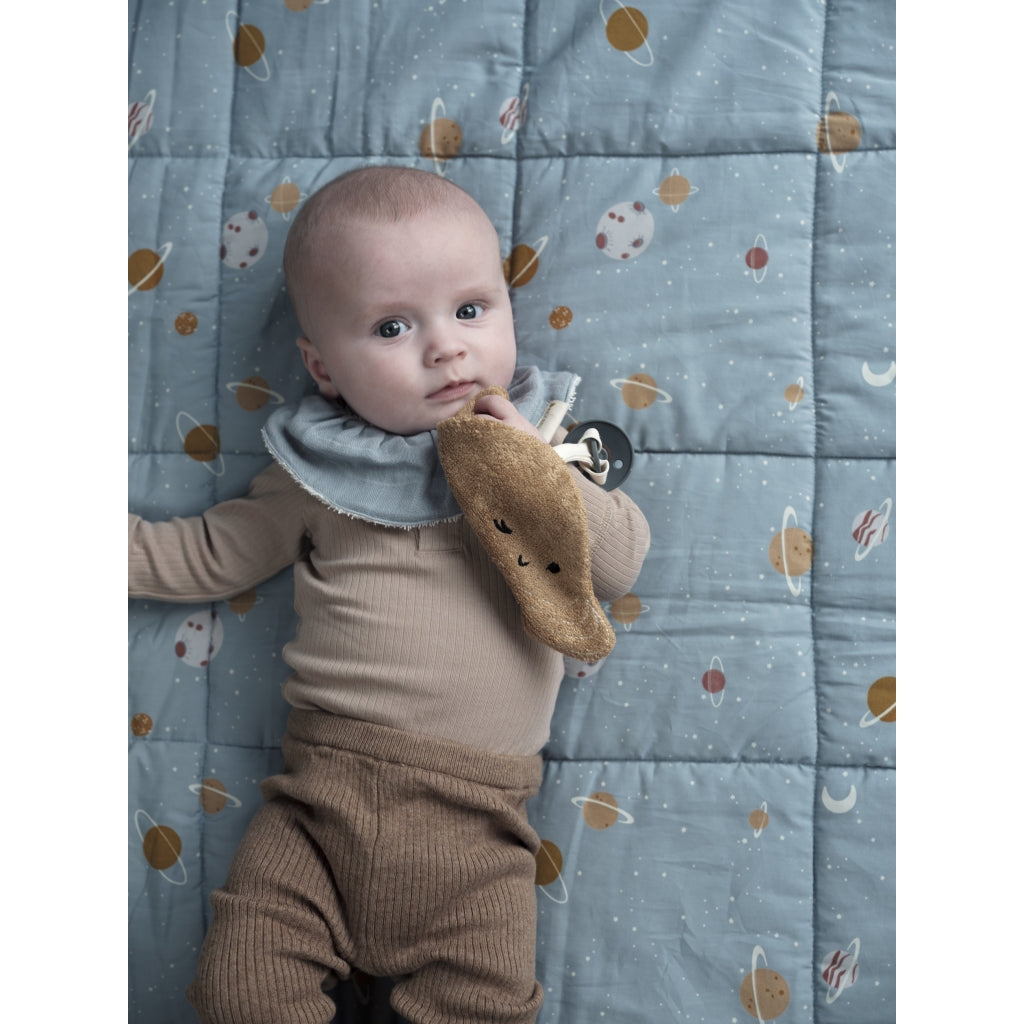 Fabelab Ruffle Bib - Cottage Blue - 2 pack Hagesmække og savlesmække Cottage Blue