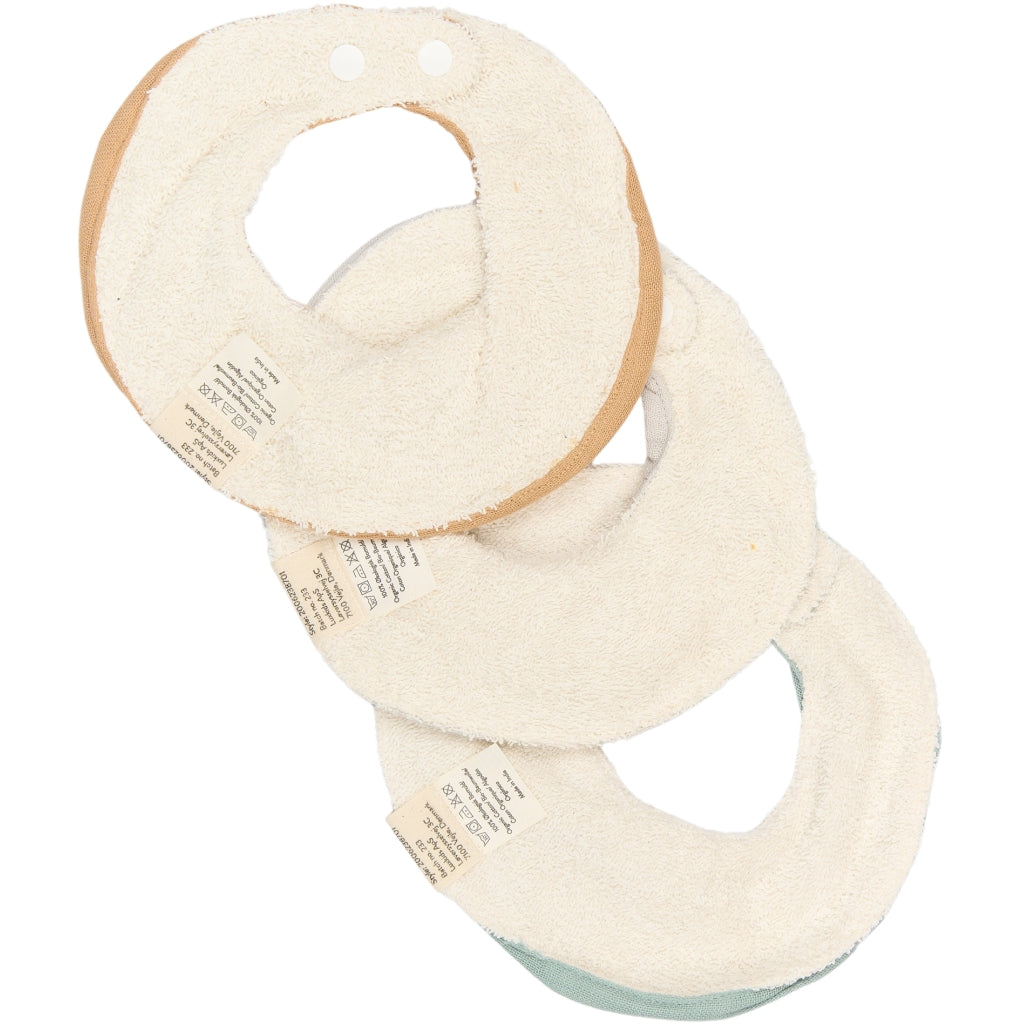 Fabelab Ruffle Bib - Galaxy - 3 pack Hagesmække og savlesmække Cottage Blue