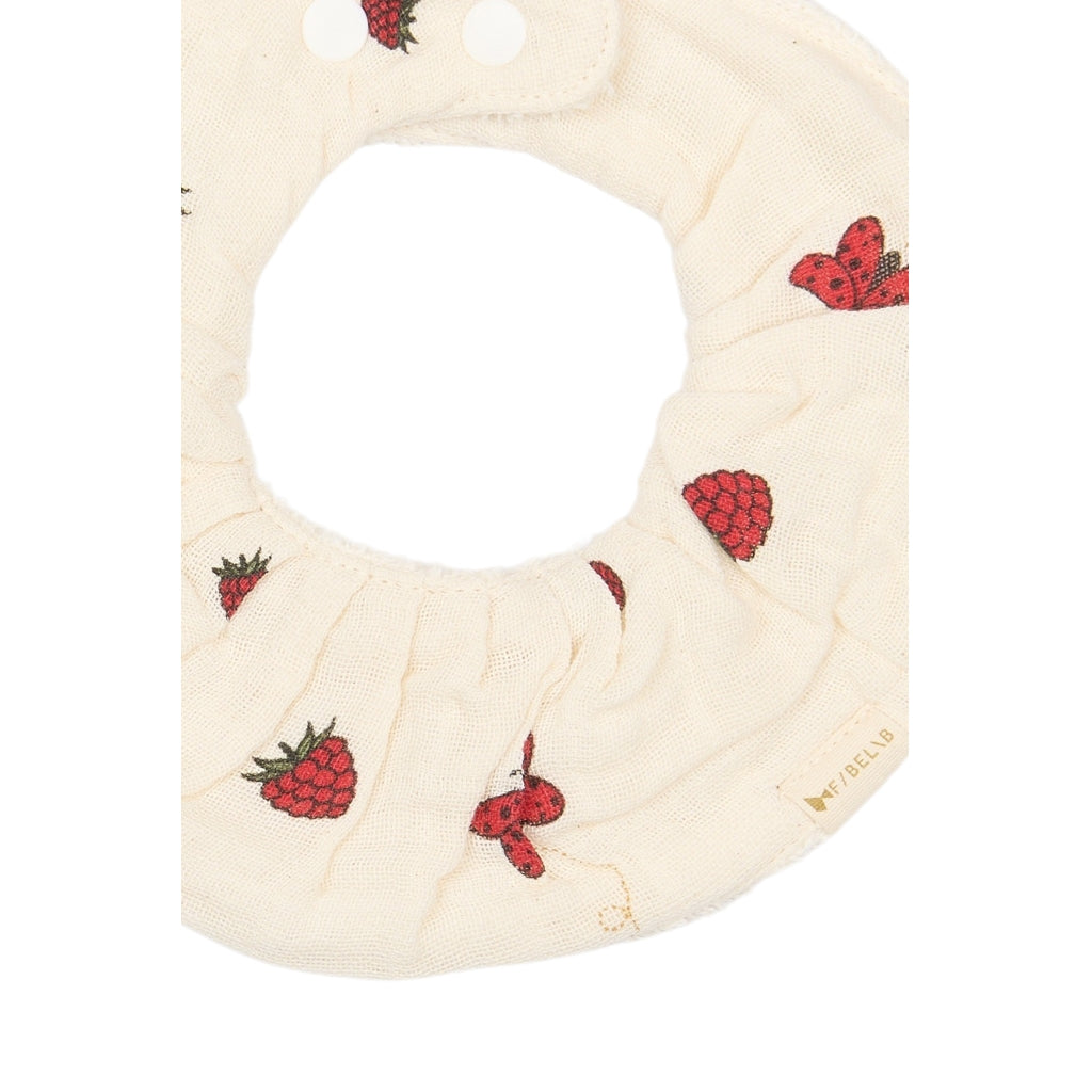 Fabelab Ruffle Bib 3-pack - Into The Garden Hagesmække og savlesmække Ash Rose
