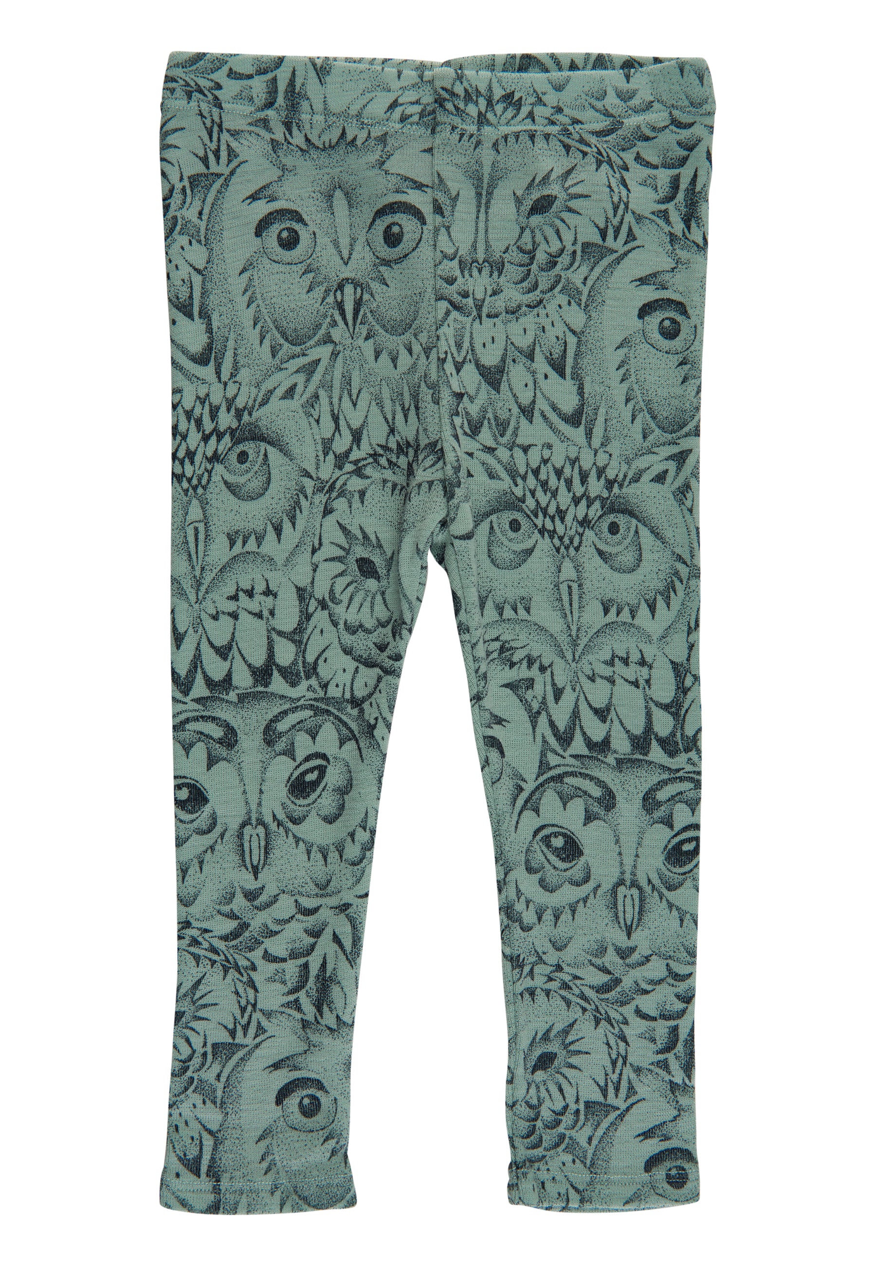 Soft Gallery SGBPaula Baby Ugle Uld Leggings Leggings Iceberg Green