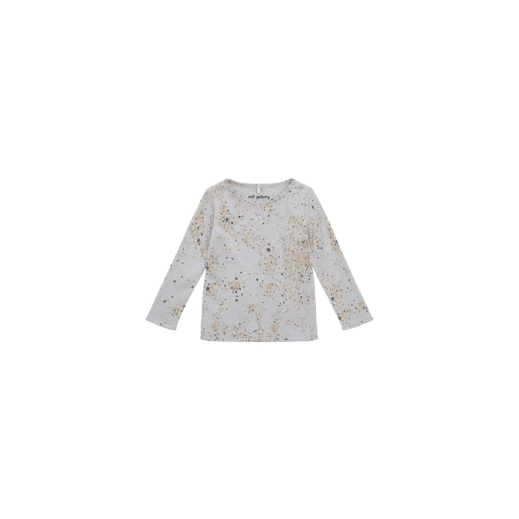 Soft Gallery SGBella Baby Bluse Mini Splash Langærmet bluse Lyseblå (Ocean Grey, blue)