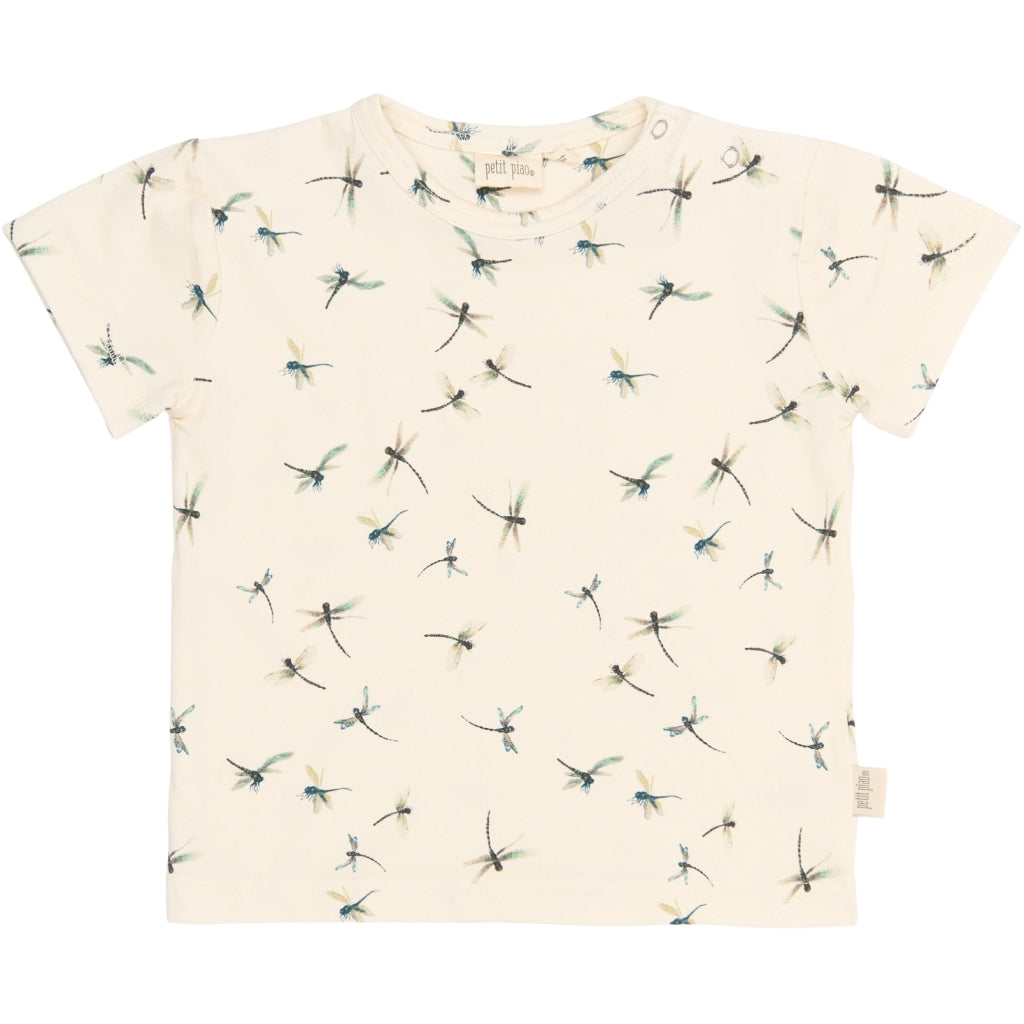 PETIT PIAO S/S Set Printed Set Dragonfly