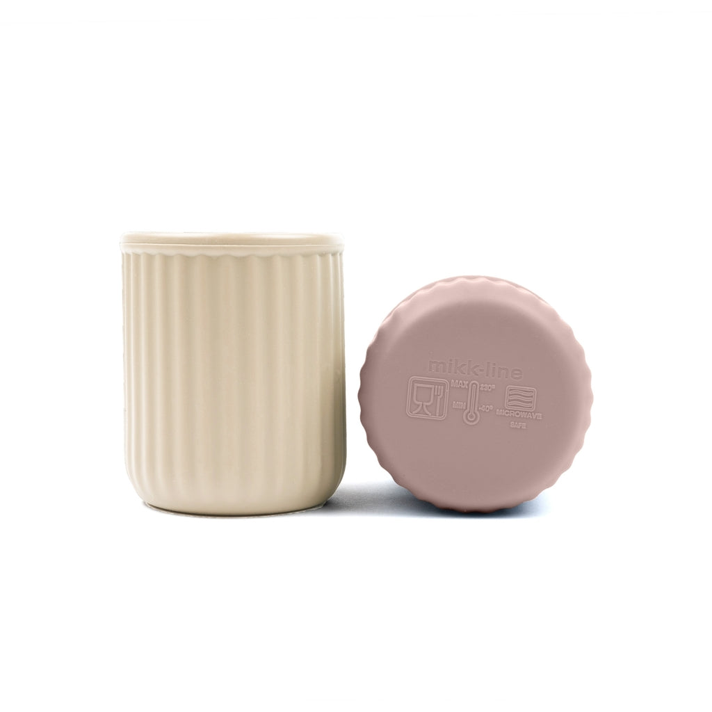 Mikk-Line Silikone Kopper (2 Pak) Tableware Adobe Rose