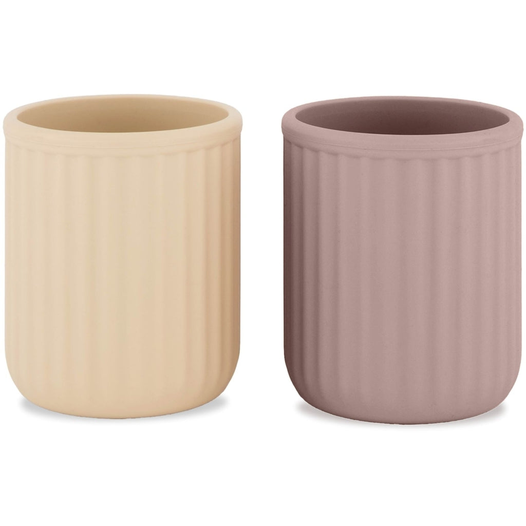Mikk-Line Silikone Kopper (2 Pak) Tableware Adobe Rose