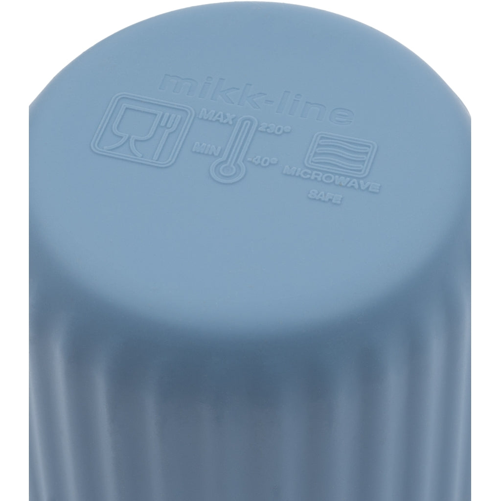 Mikk-Line Silikone Kopper (2 Pak) Tableware Faded Denim