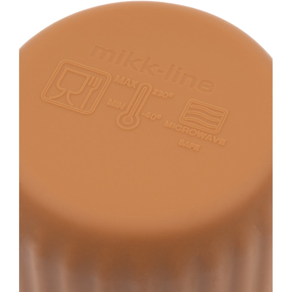 Mikk-Line Silikone Kopper (2 Pak) Tableware WhiteSwan/Brownsugar