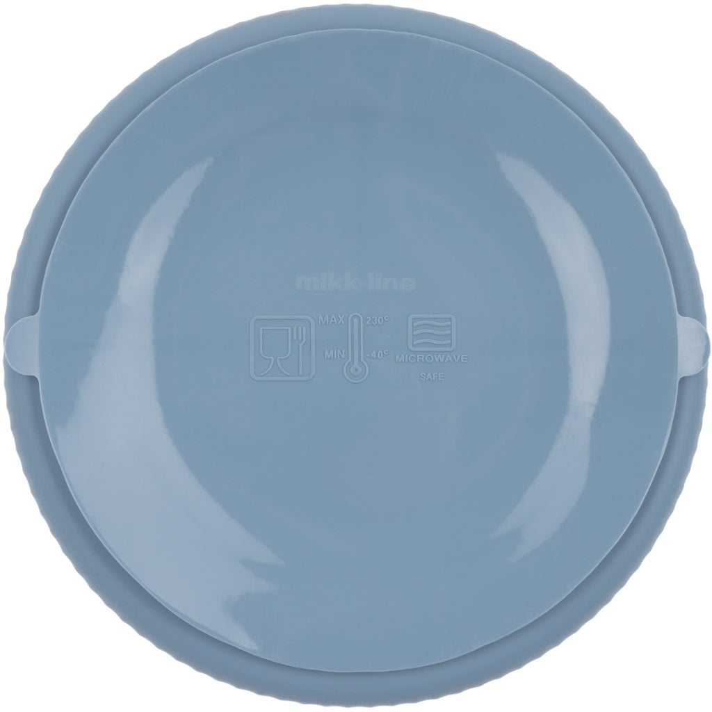 Mikk-Line Silikone Tallerken Tableware Faded Denim