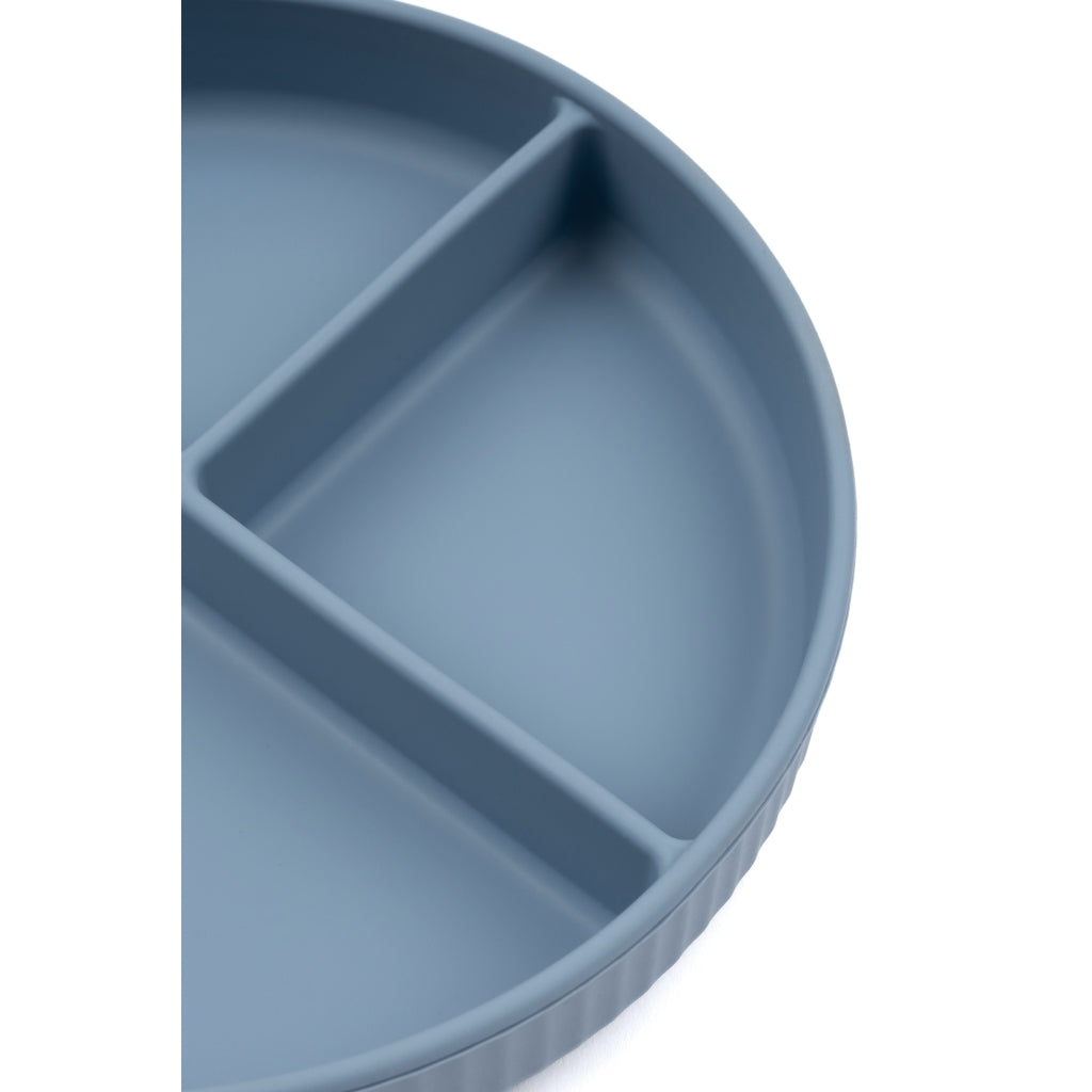 Mikk-Line Silikone Tallerken Tableware Faded Denim