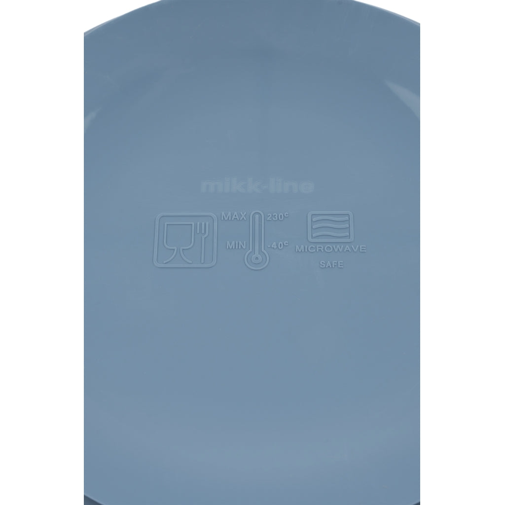Mikk-Line Silikone Tallerken Tableware Faded Denim