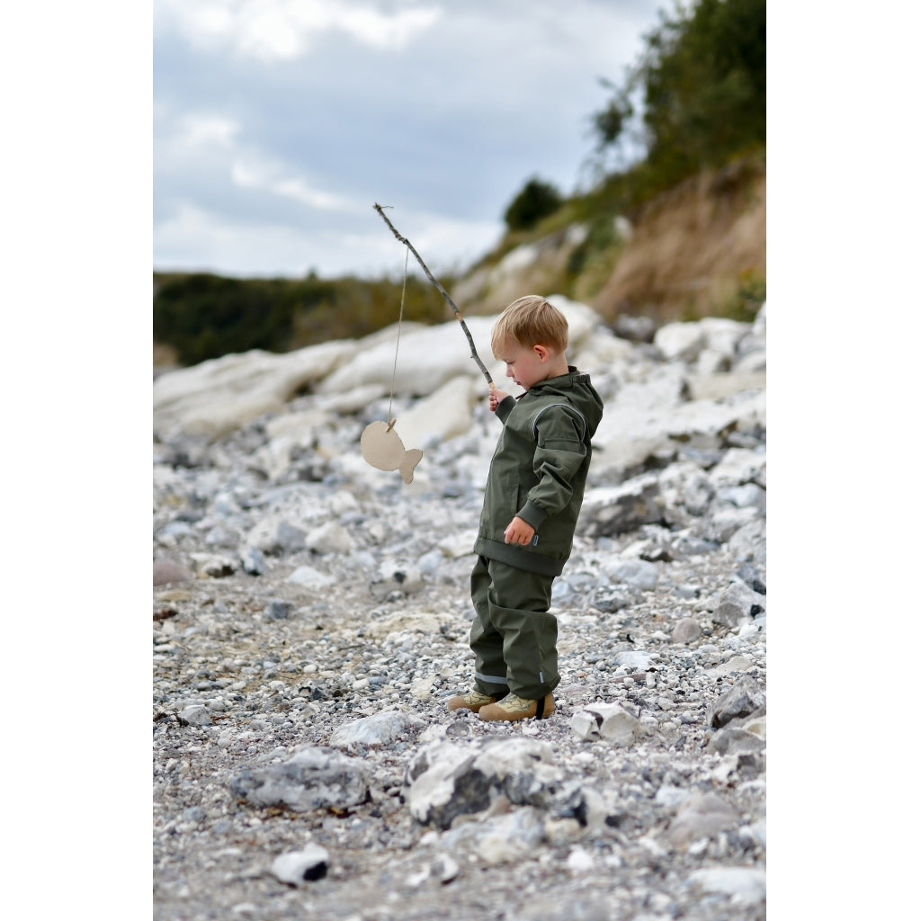 Mikk-Line Skal Jakke Jakker Dusty Olive