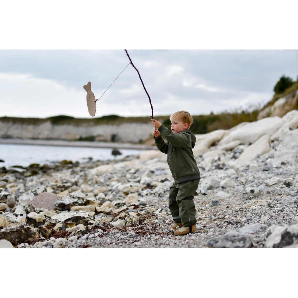 Mikk-Line Skal Jakke Jakker Dusty Olive