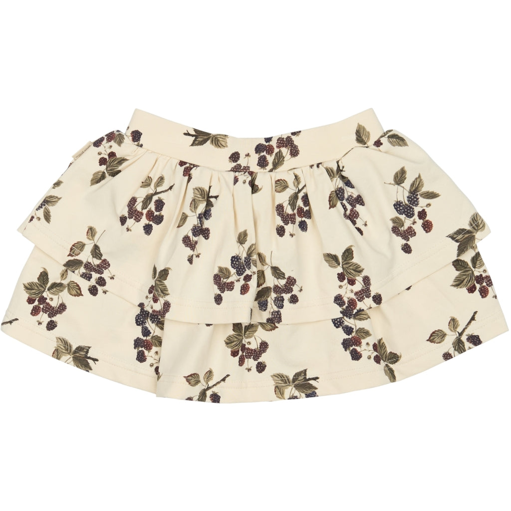 PETIT PIAO Skirt Printed Nederdel Black Berry