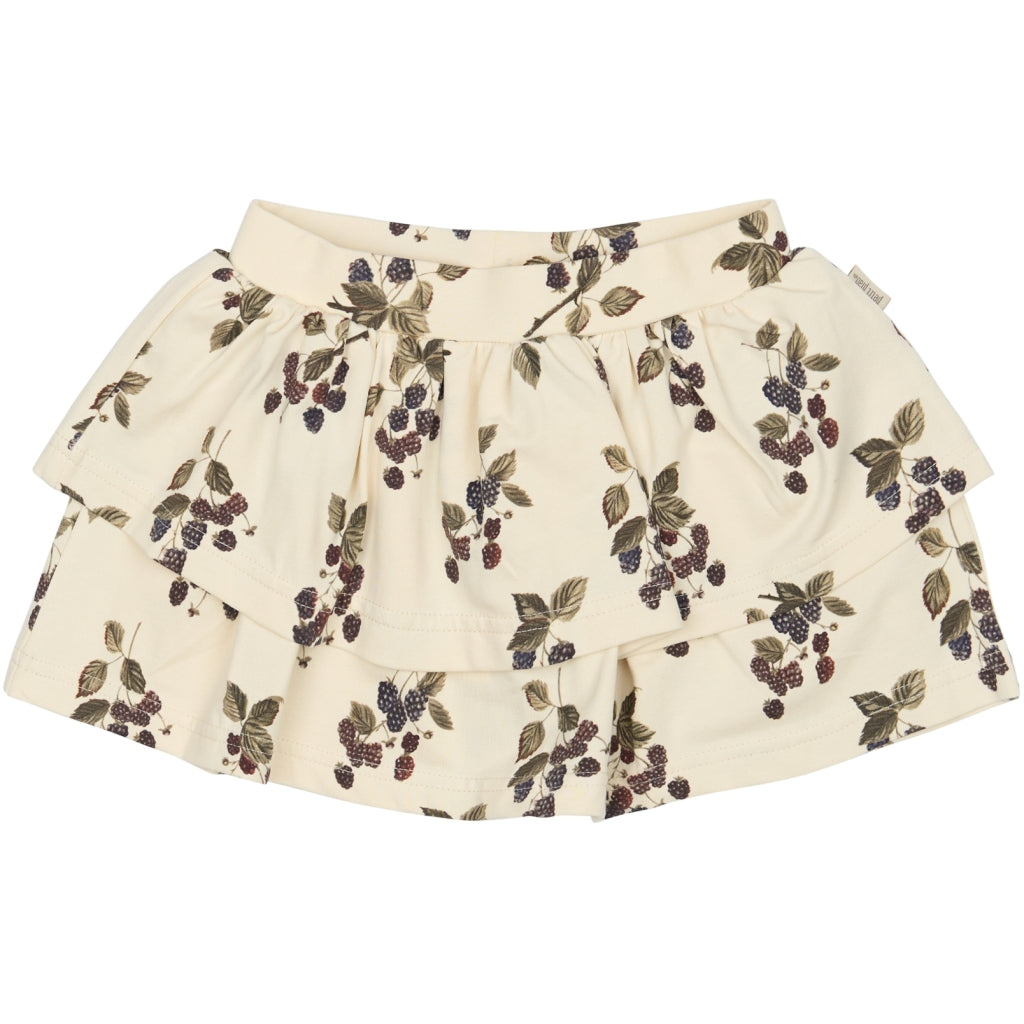 PETIT PIAO Skirt Printed Nederdel Black Berry