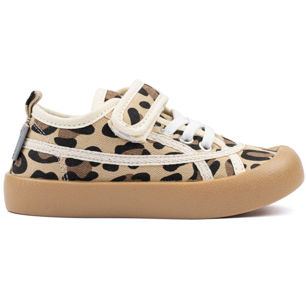 Mikk-Line Sneakers m/ Velcro (Canvas) Sko Leo