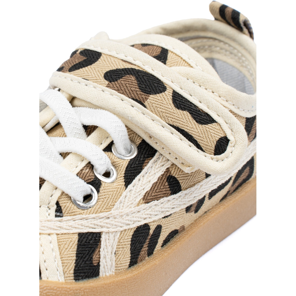 Mikk-Line Sneakers m/ Velcro (Canvas) Sko Leo