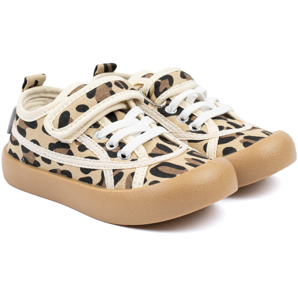 Mikk-Line Sneakers m/ Velcro (Canvas) Sko Leo