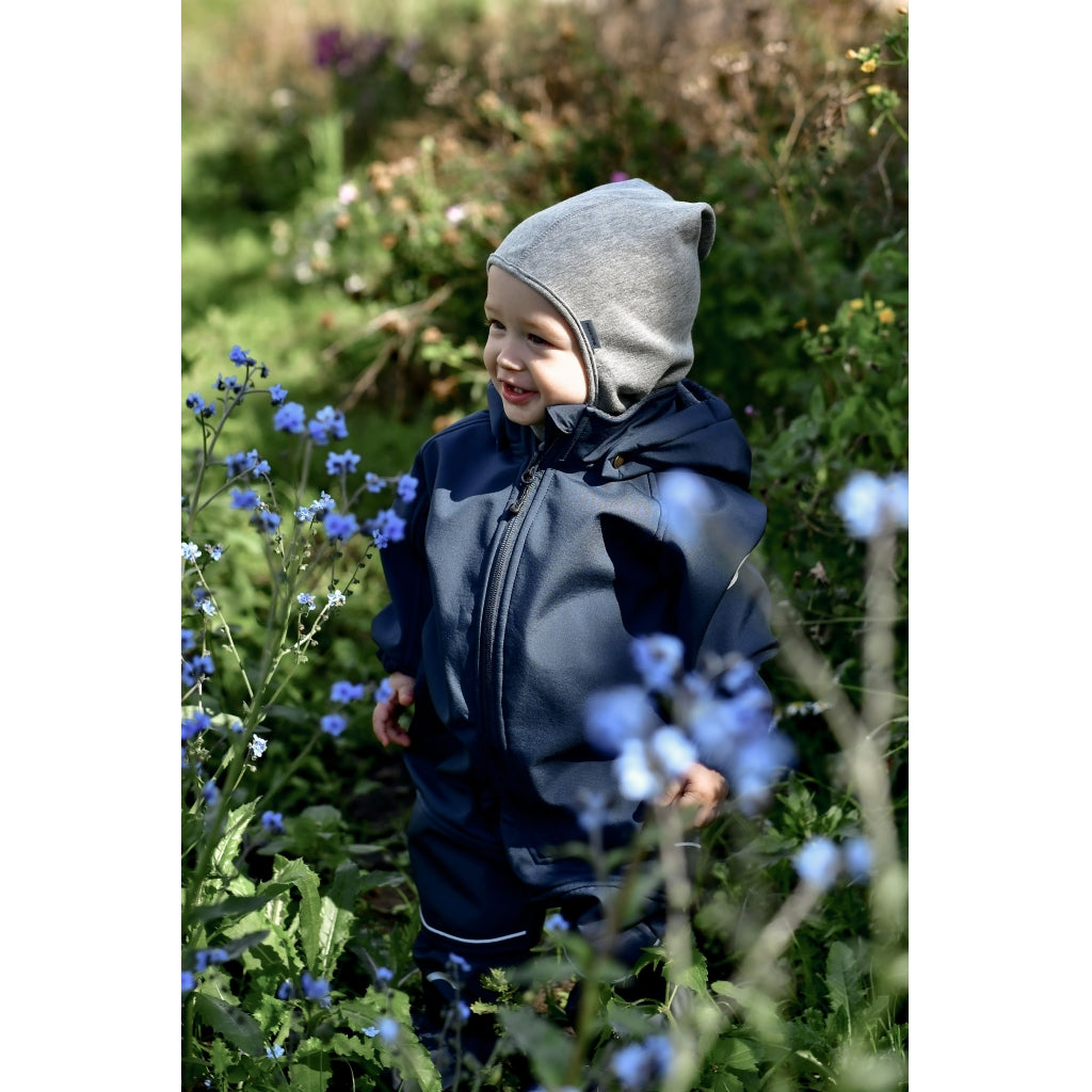 Mikk-Line Softshell Dragt (Ensfarvet) Softshell tøj Blue Nights