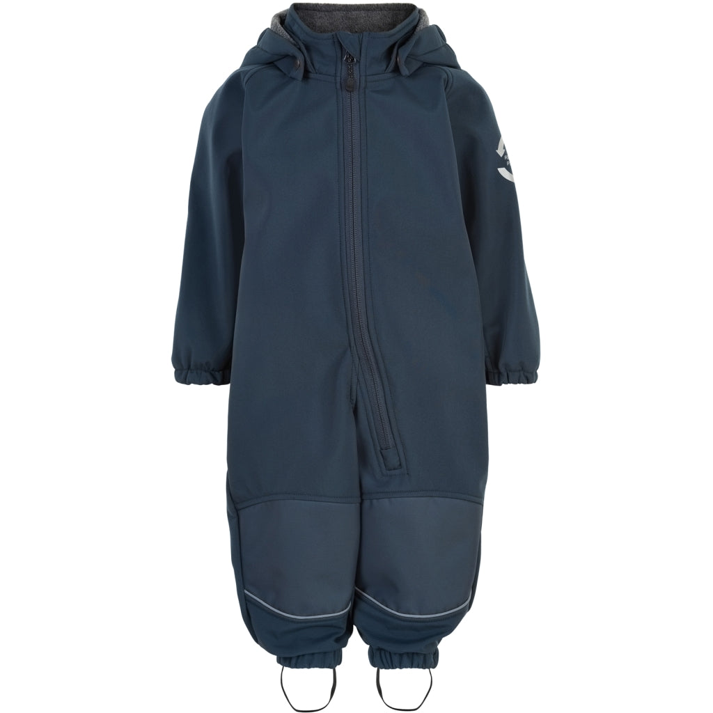 Mikk-Line Softshell Dragt (Ensfarvet) Softshell tøj Blue Nights