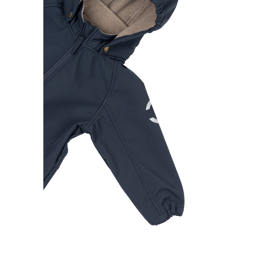 Mikk-Line Softshell Heldragt (Mønstret) Softshell tøj Blue Nights