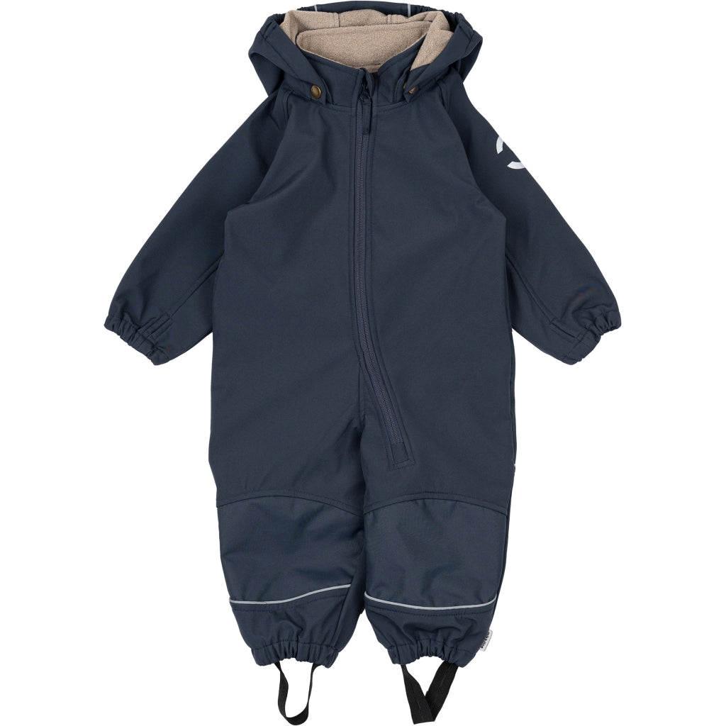 Mikk-Line Softshell Heldragt (Mønstret) Softshell tøj Blue Nights