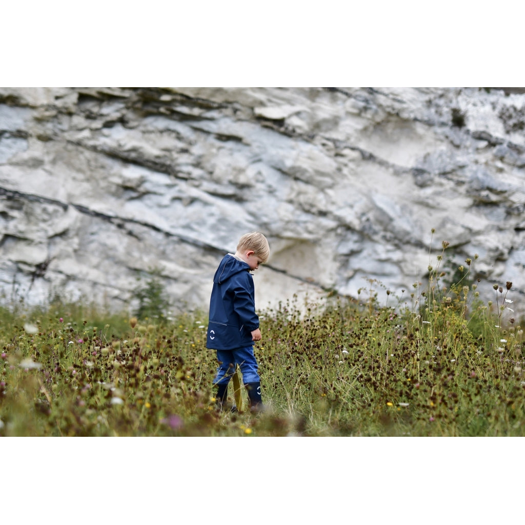 Mikk-Line Softshell Jakke (Ensfarvet) Softshell tøj Blue Nights