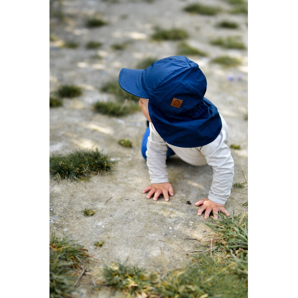 Mikk-Line Solkasket Lang (Ensfarvet) Huer Blue Nights