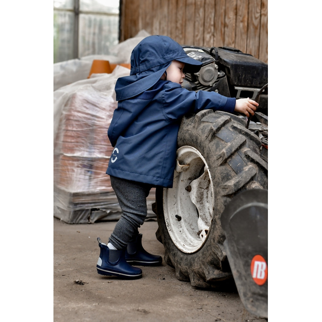 Mikk-Line Solkasket Lang (Ensfarvet) Huer Blue Nights