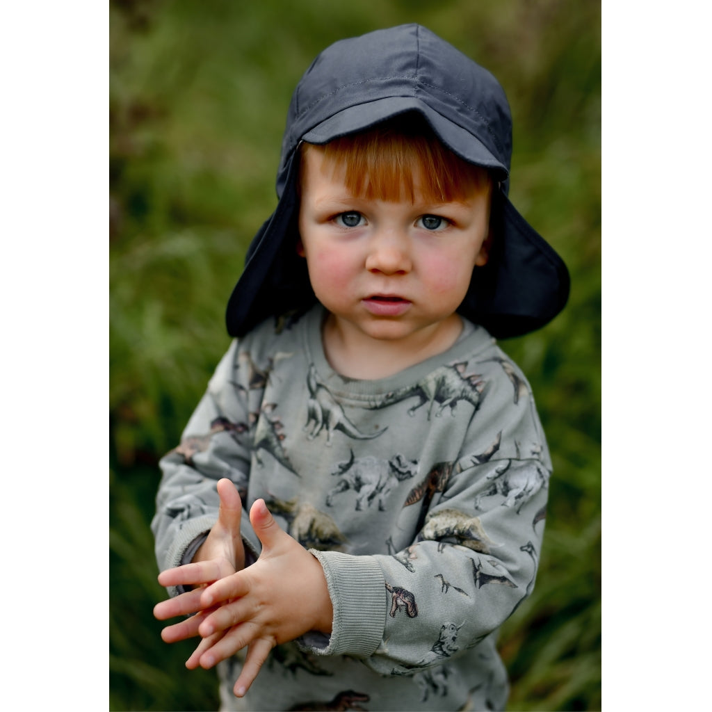 Mikk-Line Solkasket Lang (Ensfarvet) Huer Blue Nights