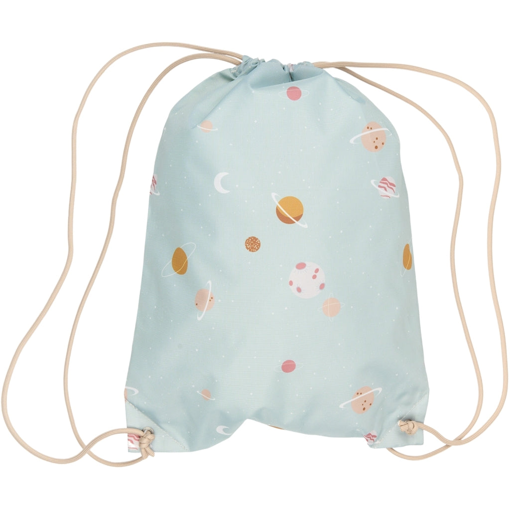 Fabelab String Bag - Planetary - Cottage Blue Bags & Backpacks Multi Print